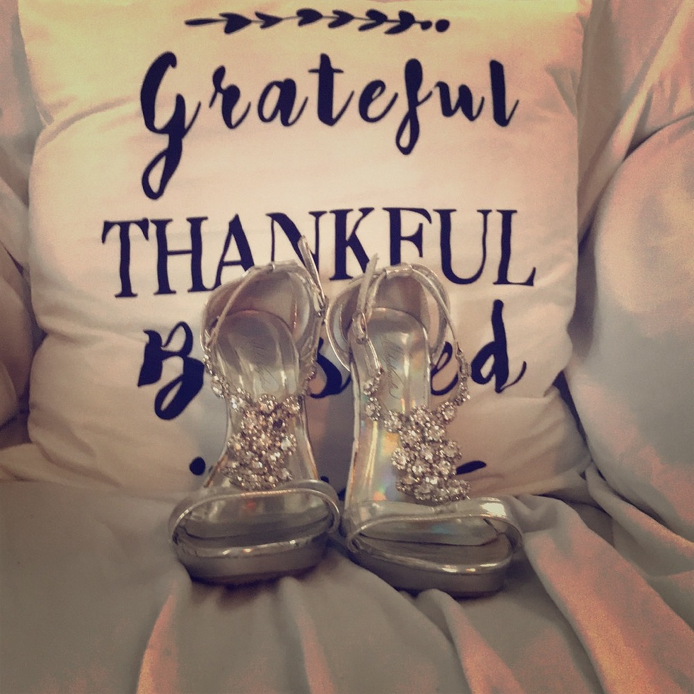 Silver heels